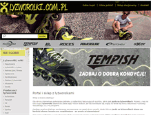 Tablet Screenshot of lyzworolki.com.pl